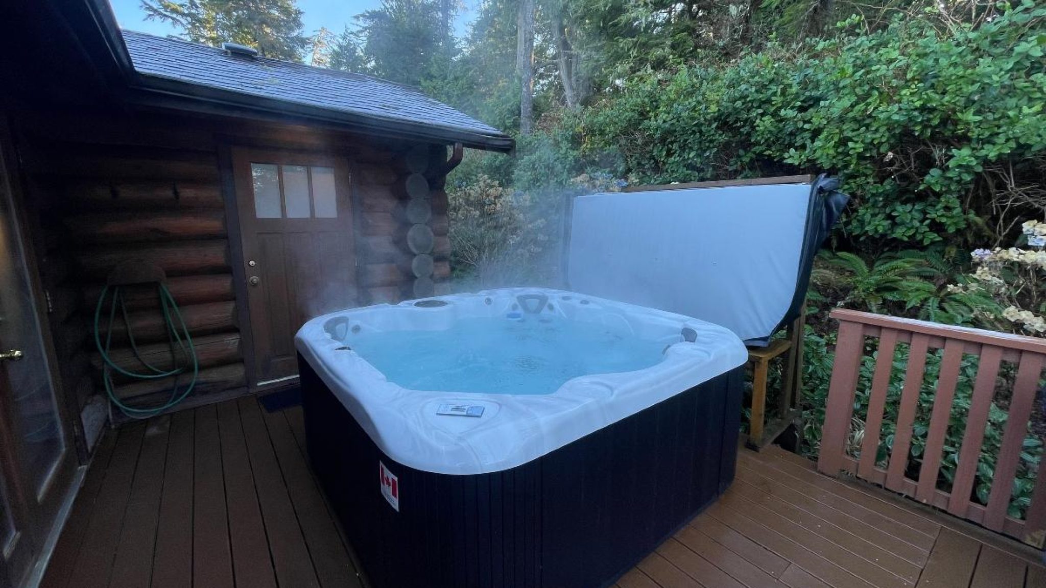 Cabin 12 hot tub
