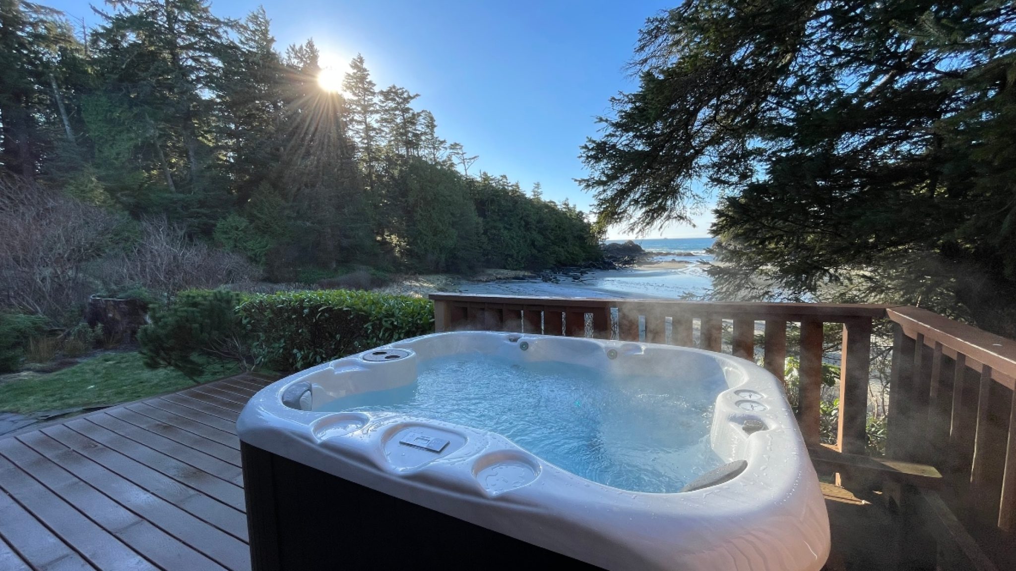 Cabin 5 hot tub